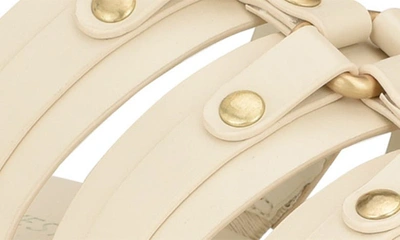 Nine West Cazz Platform Slide Sandal In Ivory