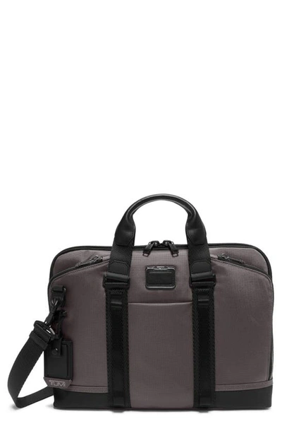 Shop Tumi Academy Briefcase In Charcoal