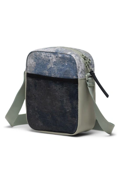 Shop Herschel Supply Co Heritage Water Resistant Recycled Polyester Crossbody Bag In Seagrass Bowen Birch