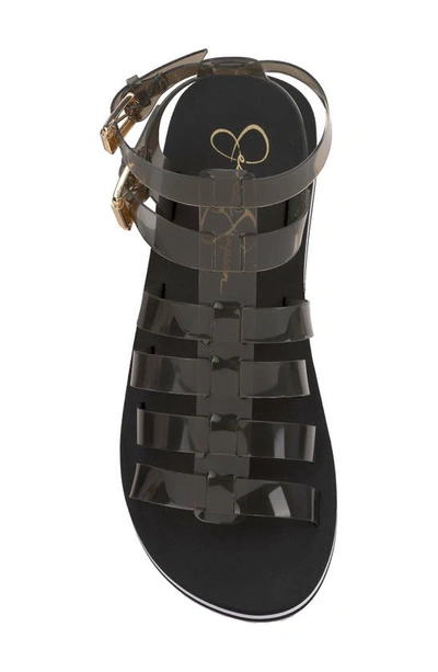 Shop Jessica Simpson Bimala Platform Sandal In Black/ Smoke