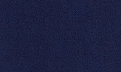 Xscape Scuba Off-the-shoulder Gown In Midnight