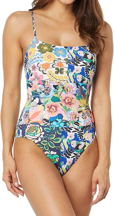 Johnny Was Layla Spaghetti Strap One-piece In Multicolor In Multi