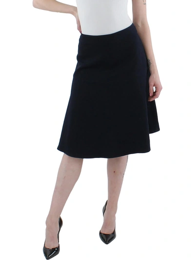 Shop Anne Klein Womens Midi Flared A-line Skirt In Multi