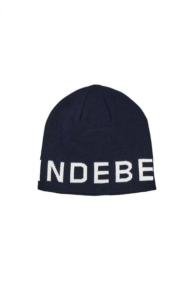 J. Lindeberg Original Ski Beanie In Jl Navy In Multi