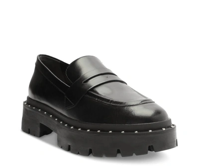 Shop Schutz Women's Christie Stud Loafers In Black