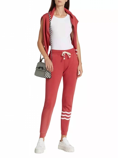 Sol Angeles Waves Hacci Slim Jogger In Sunset In Pink
