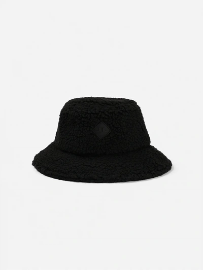 Shop J. Lindeberg Pile Bucket Hat In Black