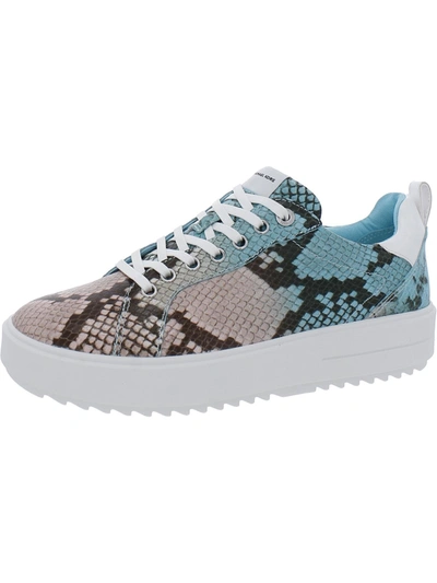 Shop Michael Michael Kors Emmett Womens Leather Lifestyle Casual And Fashion Sneakers In Multi