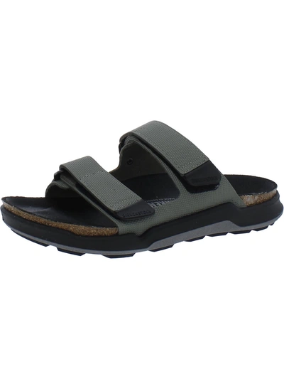 Shop Birkenstock Atacama Womens Faux Leather Dual Strap Slide Sandals In Multi
