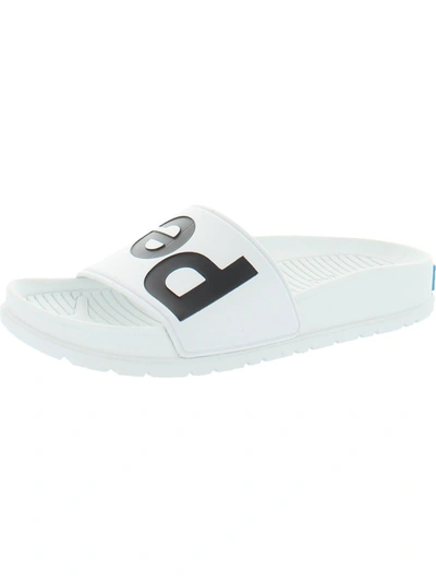Shop People Footwear Lennon Slide Mens Logo Beachwear Slide Sandals In Multi