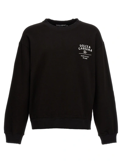 Shop Dolce & Gabbana Logo Sweatshirt Black