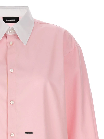 Shop Dsquared2 Lover Shirt, Blouse Pink