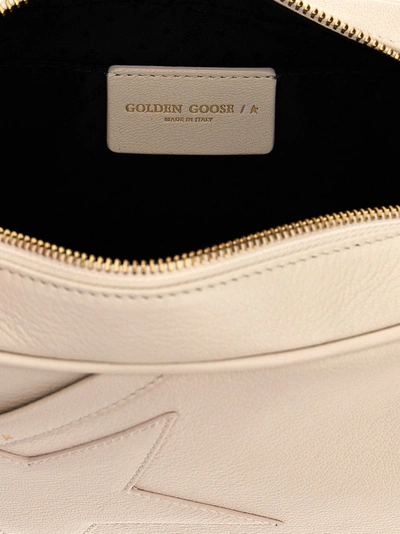 Shop Golden Goose Star Bag Crossbody Bags Beige