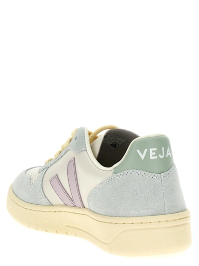 Shop Veja V-10 Sneakers Multicolor