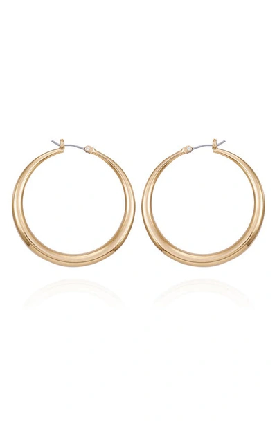Shop Vince Camuto Hoop Earrings In Gold