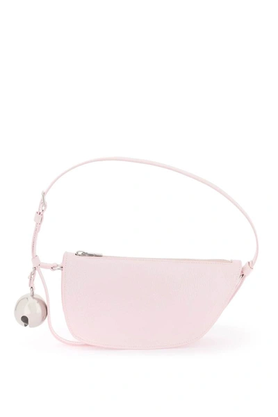 Shop Burberry Mini Shield Shoulder Bag In Pink