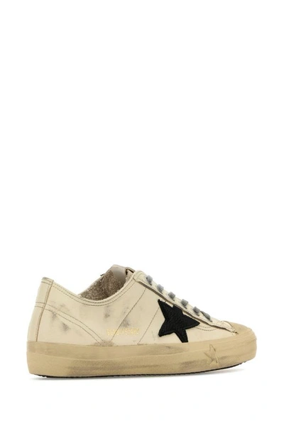 Shop Golden Goose Deluxe Brand Woman White Leather V-star 2 Sneakers