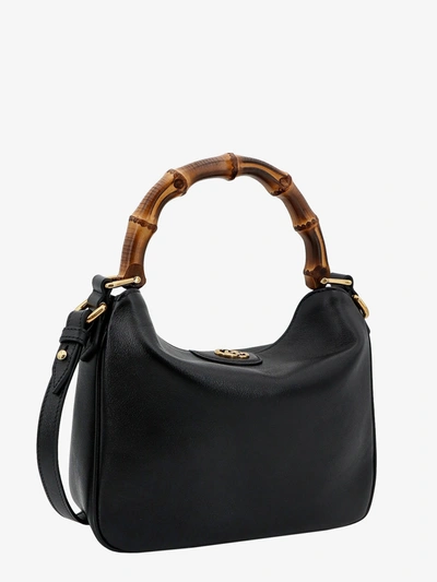 Shop Gucci Woman Diana Woman Black Handbags