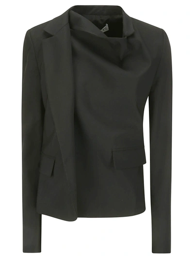 Shop Jw Anderson J.w. Anderson Draped Tailored Jacket In Black