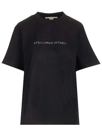 Shop Stella Mccartney Cotton Jersey T-shirt In Black