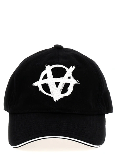 Shop Vetements Anarchy Cap In Black