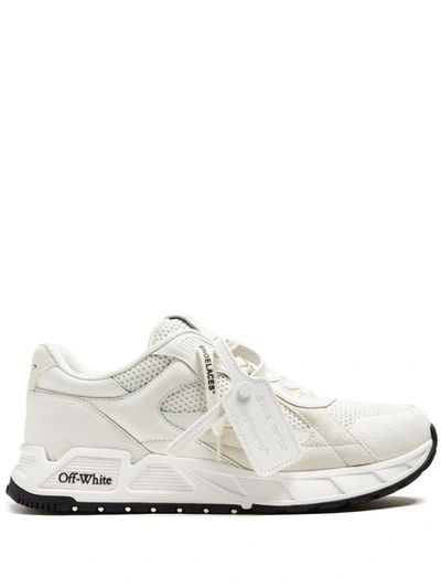Shop Off-white Kick Off Leather Sneakers