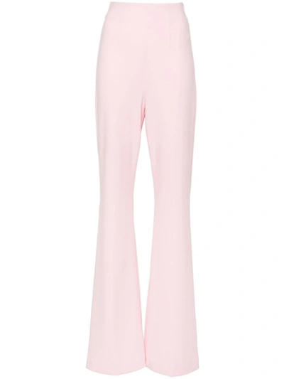 Shop Sportmax Pre Sportmax High-waisted Trousers In Lilac