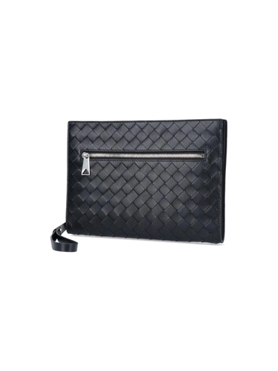 Shop Bottega Veneta Classic Small Briefcase In Black