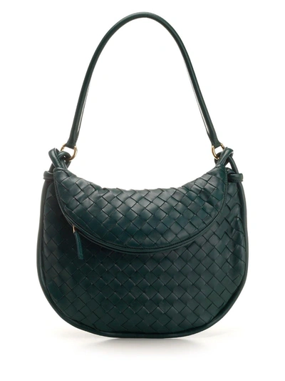 Shop Bottega Veneta Medium Intrecciato Shoulder Bag In Green