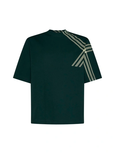 Shop Burberry T-shirt In Ivy