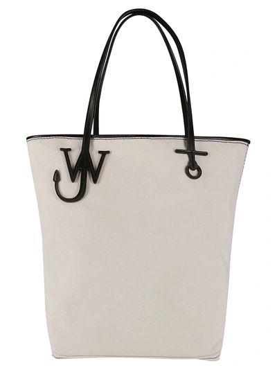 Shop Jw Anderson J.w. Anderson Anchor Tall Tote In Natural/black