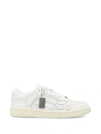 Shop Amiri Sneakers Skeltop Low In White White
