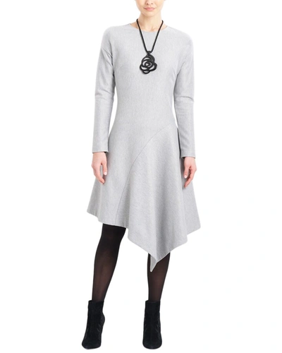 Shop Natori Double Jersey Dress In Grey