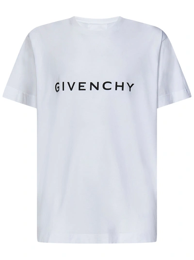 Shop Givenchy Archetype T-shirt In Bianco