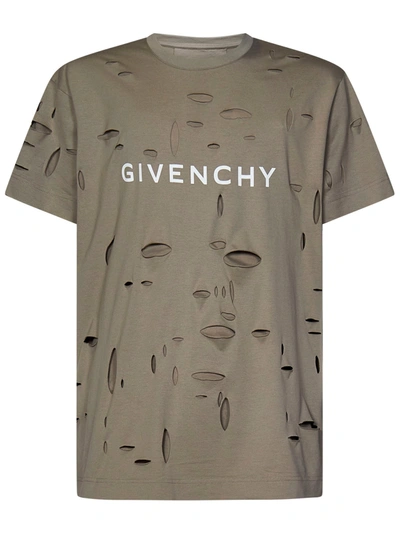 Shop Givenchy T-shirt In Verde