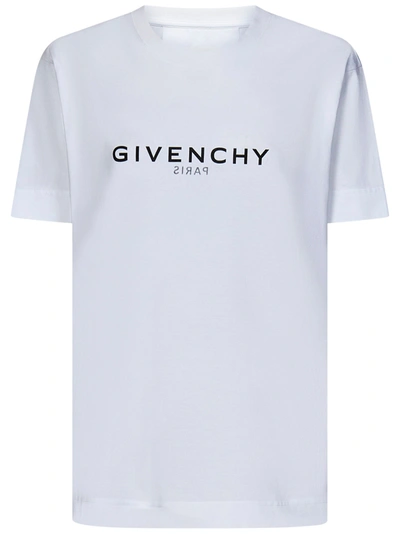 Shop Givenchy Reverse T-shirt In Bianco