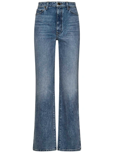 Shop Khaite Ny The Danielle Jeans In Blu