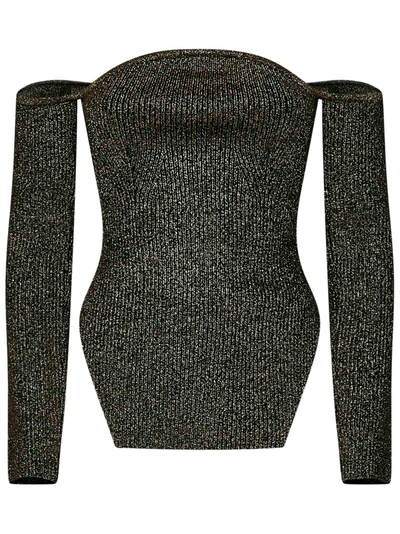 Shop Khaite Ny The Maria Sweater In Oro