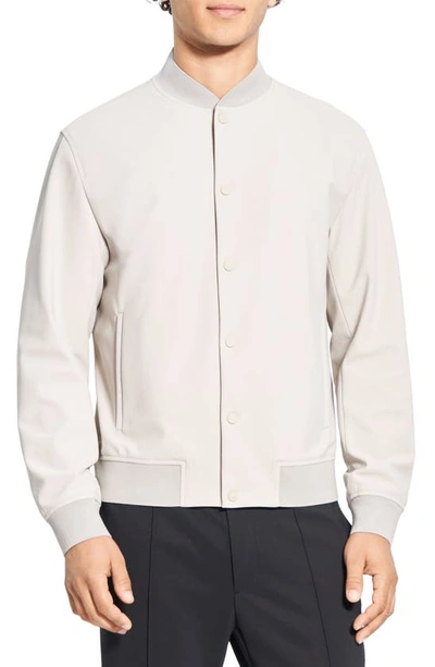 Shop Theory Murphy Precision Bomber Jacket In Putty