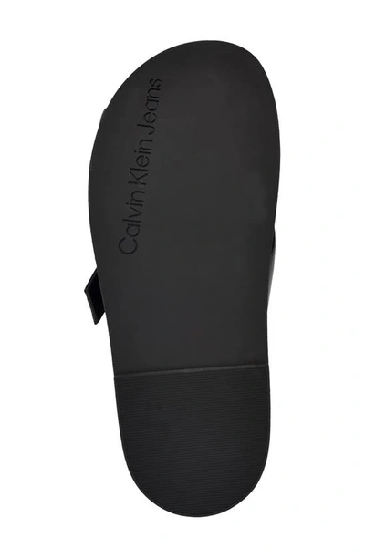 Shop Calvin Klein Eandria Slide Sandal In Black