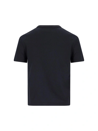 Shop Gucci Crystal Logo T-shirt In Black