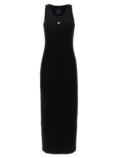 Shop Givenchy Logo Dress In Black