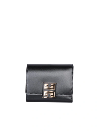 Shop Givenchy 4g Bi-fold Black Wallet