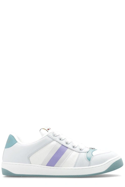 Shop Gucci Screener Gg Sneakers In White