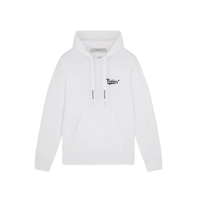 Shop Golden Goose Journey Hoodie Sweatshirt In White