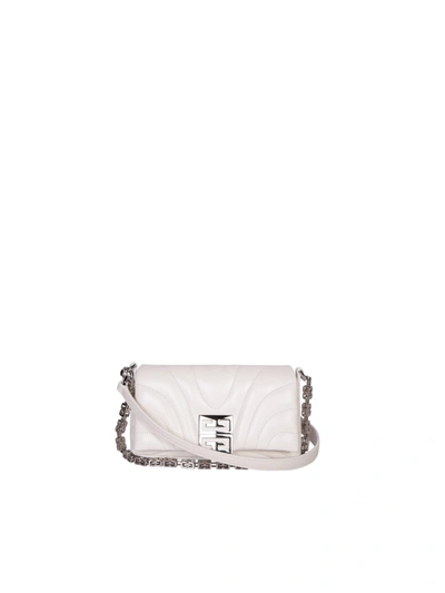 Shop Givenchy 4g Micro Ivory Bag In White