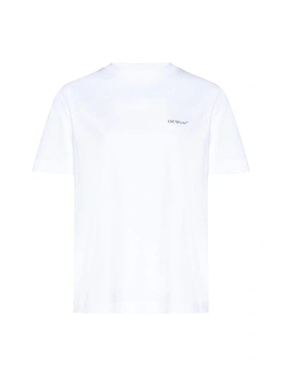 Shop Off-white T-shirt In White Multicolor