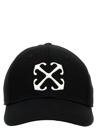 Shop Off-white Arrow Cap In White/black