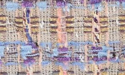 Shop Kurt Geiger Kensington Tweed Shoulder Bag In Light/ Pastel Purple