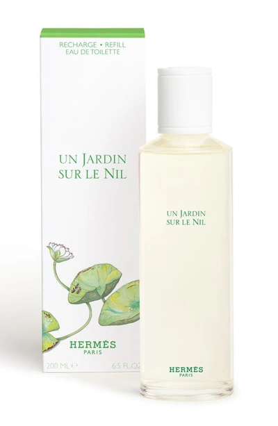 Shop Hermes Un Jardin Sur Le Nil, 6.7 oz In Refill